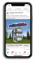 A Facebook Ad mockup on an iPhone for Daytona Homes with the headline "Buy 1 House Get 2 Properties."