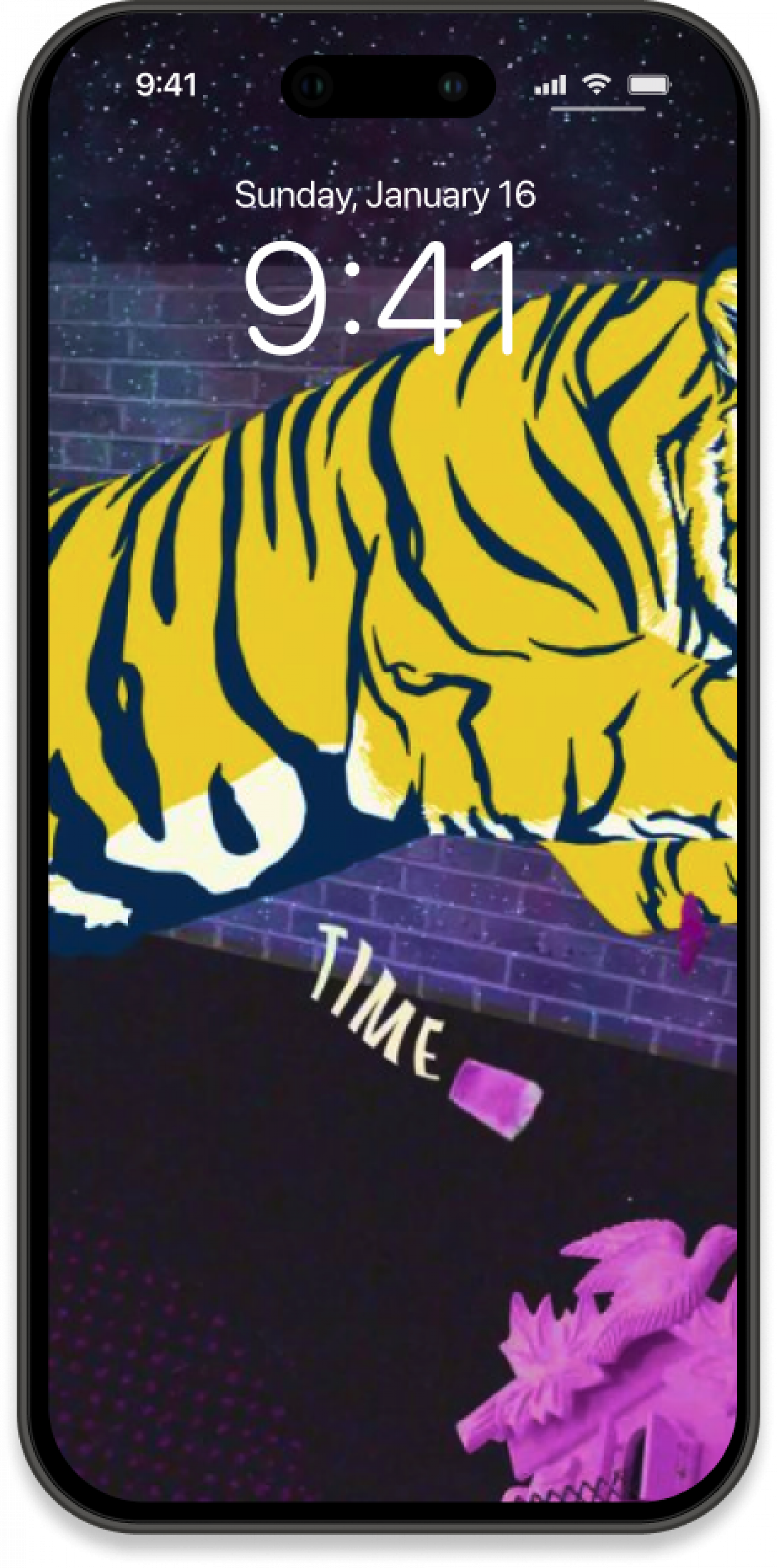 mobile mockup for short video entitled "cuckoo tiger"