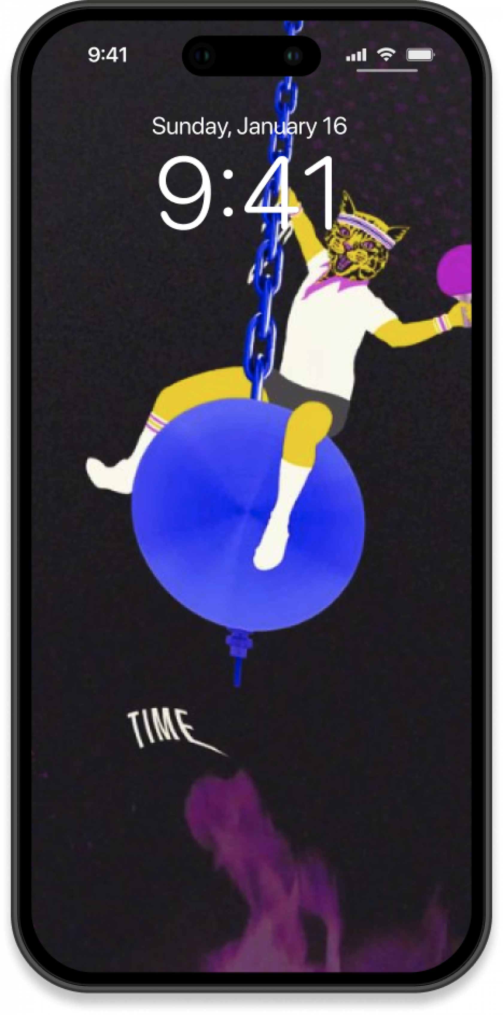 mobile mockup for short video entitled "Wrecking Clock"