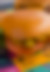 Close-up of a V Burger